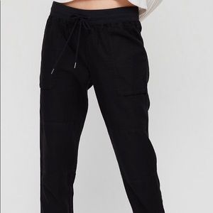 Black cargo pants